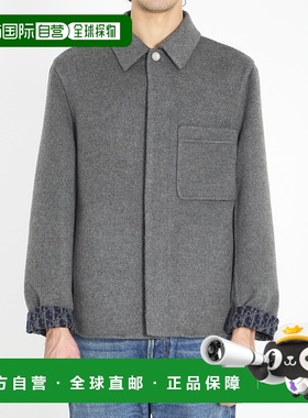 1h可退 香港直邮dior 迪奥 桀傲 男士 Dior 标志工装夹克 413C209