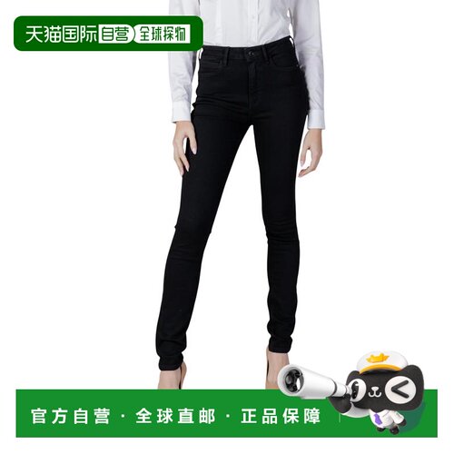 1h可退 欧洲直邮GUESS 女士牛仔裤 W2YA46D4PZ1CBL1 SS2026 黑色