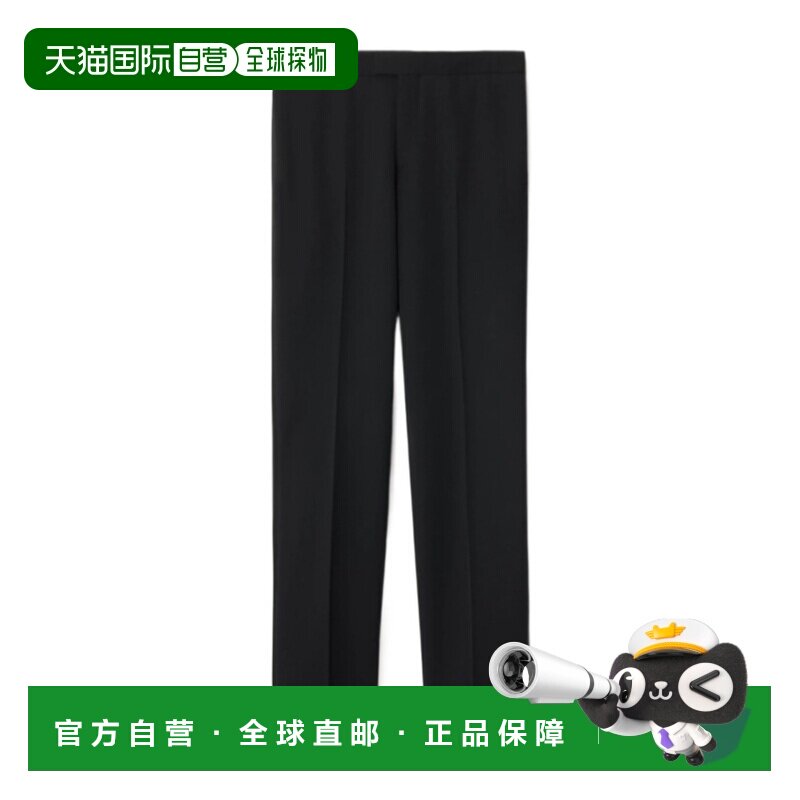 香港直邮Burberry 折痕休闲裤 81180641直筒裤