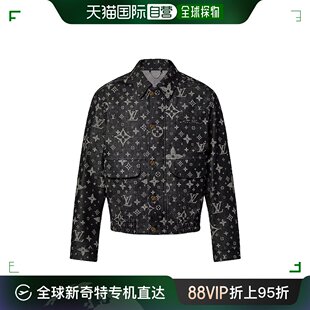 男士 香港直邮Louis 路易斯威登 1AF Vuitton 花押字印花牛仔外套