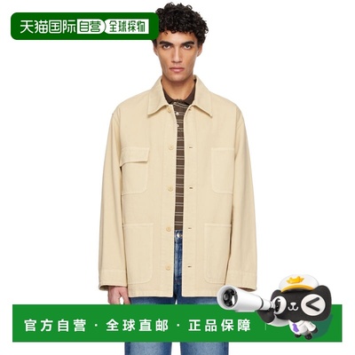 1h可退 香港直邮A.P.C. 男士 米色刺绣夹克 COGZVH32002 brown棕