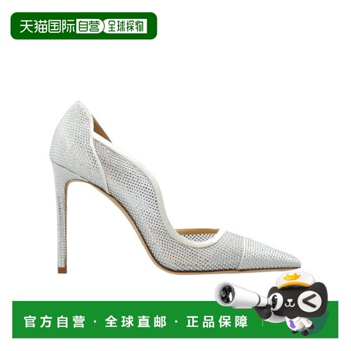 香港直邮JIMMY CHOO 女士高跟鞋 BRIGITTE100FJZIVORYCRYSTAL