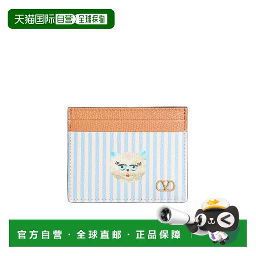 1h可退 香港直邮Valentino 猫咪印花卡夹 YP0AP4AXU卡包