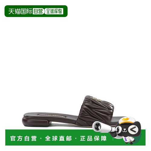 欧洲直邮MIU MIU 女士凉鞋 5XX60588TF0NBLF010 A【付后1h可退】