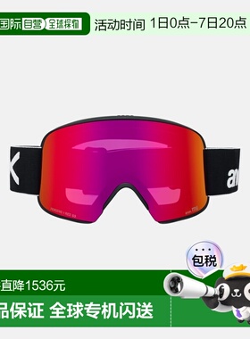 自营欧洲直邮Burton伯顿 M6男女同款黑色滑雪镜+备用镜片+MFI®面