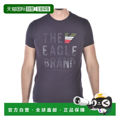 1h可退 香港直邮EMPORIO ARMANI 男士T恤 3Z1T951J11ZBLUE SS2022