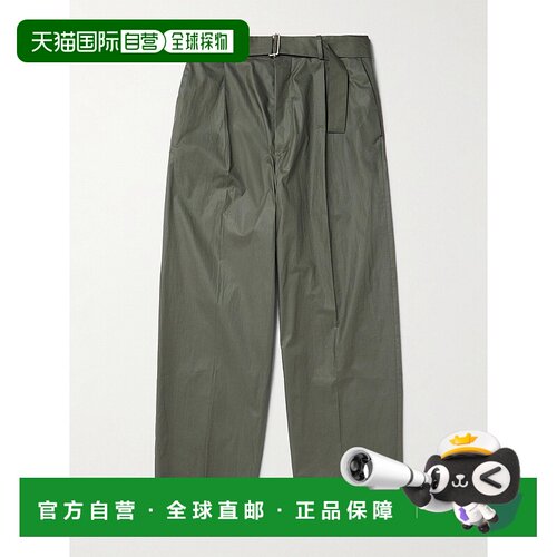 香港直邮1h可退 Acne Studios 艾克妮 男士 Pasoro 束带直筒棉质