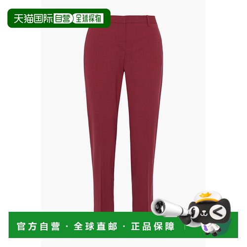 香港直邮THEORY 希尔瑞 女士 混杂弹力羊毛直筒裤 I1201202LIGHTC