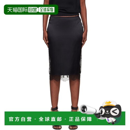 1h可退 香港直邮Tom Ford 汤姆 福特 女士 黑色 Knee-Length Lace