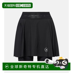 女士 阿迪达斯 褶裥裤 裙 舒适 1h可退 black黑色 香港直邮adidas