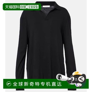 真丝Polo衫 女士 Jovani 舒适 black黑色 香港直邮The 1h可退 Row