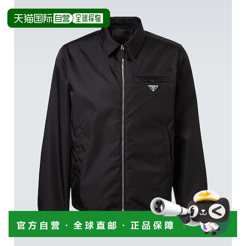 香港直邮Prada 普拉达 男士 Re-Nylon 套头上衣 black黑色 舒适时