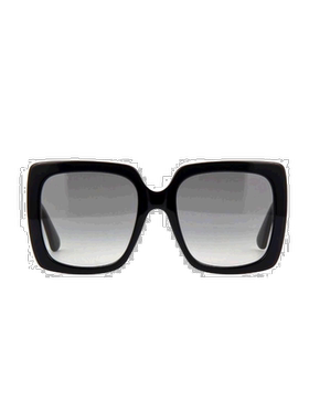 自营Gucci 黑色方形框太阳镜 GG0418S古驰