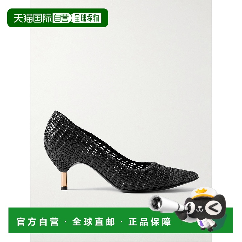 1h可退 香港直邮Gabriela Hearst 女士 Andres 编织皮质浅口鞋 32