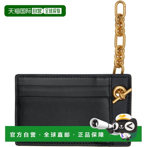 香港直邮Balmain 巴尔曼 女士 黑色 Pulse Chain 卡包 HN1MA274LN