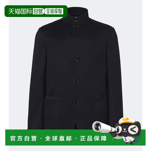 香港直邮zegna 杰尼亚 男士 Il Conte 羊绒夹克 blue蓝色 舒适时