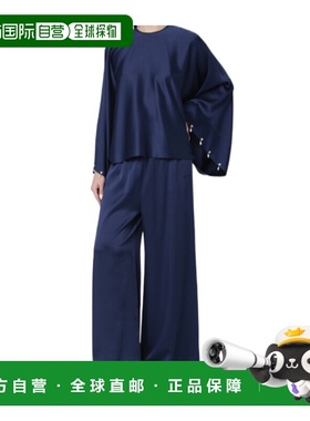 香港直邮Stella McCartney 大号粘胶缎面罩衫 6T02843FU302