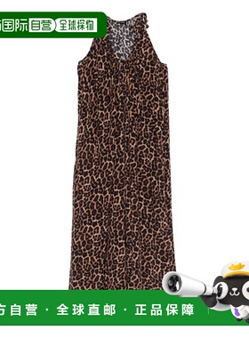 1h可退 香港直邮ANINE BING 女士 棕色连衣裙 A0212070MTL59LEOPA