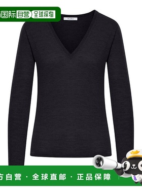 1h可退 香港直邮MaxMara 麦斯玛拉 女士 Lince V 領針織毛衣 2521