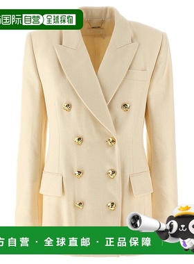 1h可退 香港直邮Chloe 蔻依 女士 双排扣纽扣西装外套 CHC23WVE11