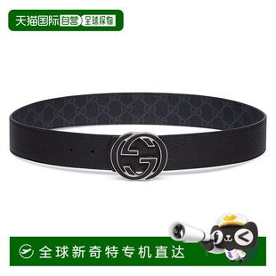 男士 古驰 25春夏 812273 欧洲直邮GUCCI 腰带 1000 AAEB4 互扣式