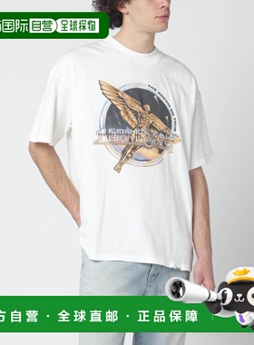 1h可退 香港直邮Represent 男士 白色带Logo印花运动衫 MLM100823