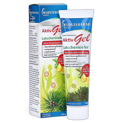 欧洲直邮Klosterfrau德国修女山松油肌肉舒缓止痛膏150g血液循环