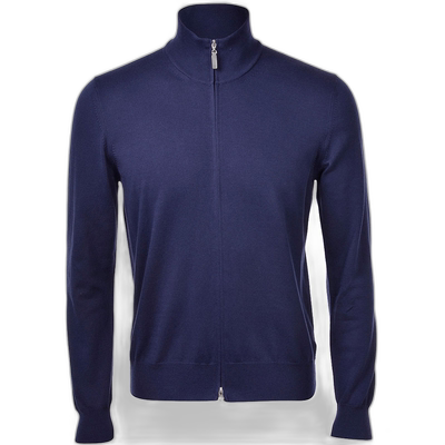 欧洲直邮gran sasso 男士 毛衣针织半拉链开衫