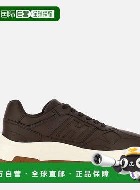 自营欧洲直邮Hogan Hyperlight棕色运动鞋男款跑鞋休闲