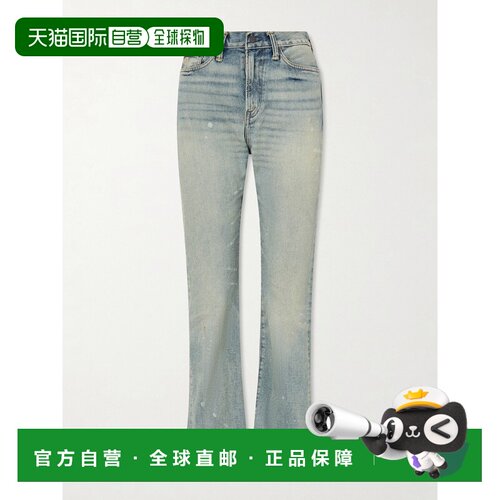 香港直邮ralph lauren rrl 拉夫 劳伦RRL 女士 中腰直筒牛仔裤 28