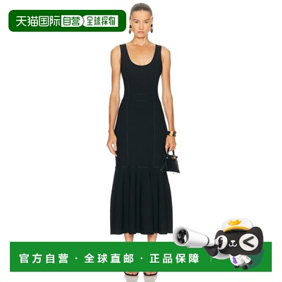 1h可退 香港直邮ZIMMERMANN 女士 Hypnotic Sculptural 中长连衣