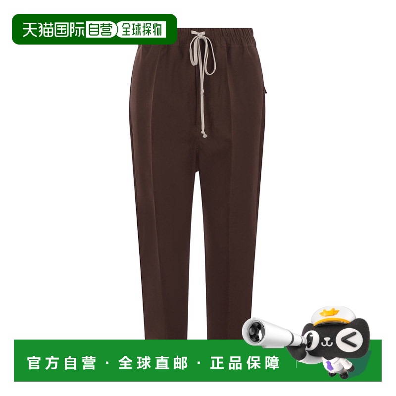 香港直邮Rick Owens 抽绳休闲裤 RP02C1303ZL