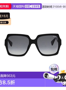 1h可退 香港直邮Moschino 莫斯奇诺 女士 太阳眼镜 black黑色 舒