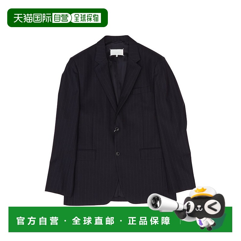 香港直邮Maison Margiela 马丁 马吉拉 女士 細條紋修身夾克 S29B