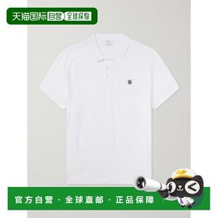 Logo刺绣棉质凸纹布Polo衫 男士 RX0LF2L55 思琳 香港直邮Celine
