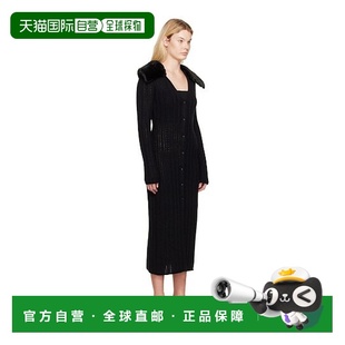 2A194AN0990 连衣裙 香港直邮Blumarine 生态毛皮领针织中长款