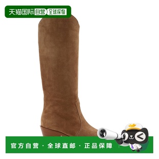 香港直邮Gianvito Rossi 吉安维托 罗西 女士 绒面革西部风格靴子