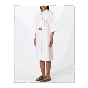 香港直邮Fendi 衬衫连衣裙 FDC661AFLK