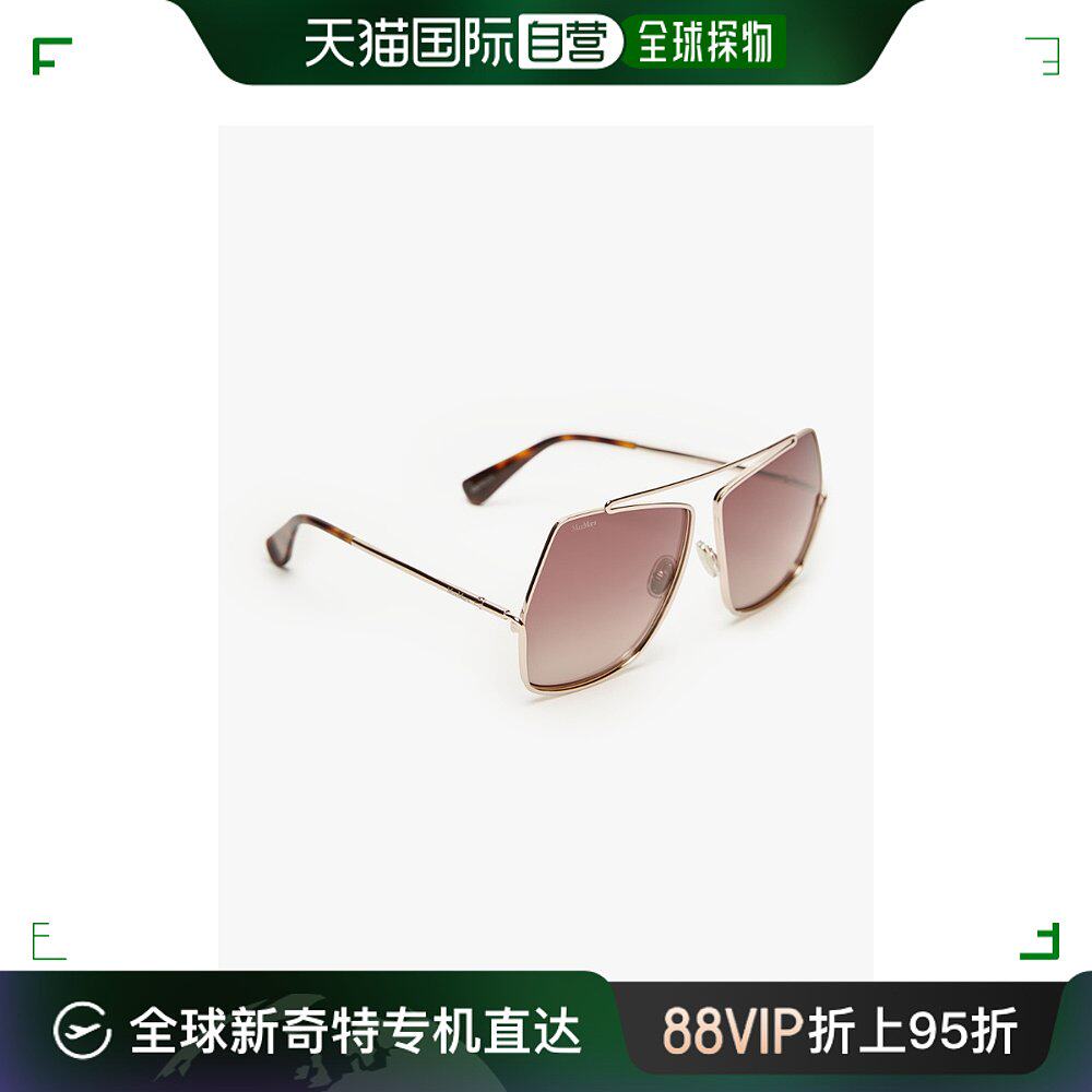 【99新未使用】欧洲直邮MAX MARA（麦丝玛拉）女士 大金属太阳镜