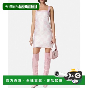 10150051A10692性感 对比色迷你连衣裙 香港直邮Versace BAROCCO