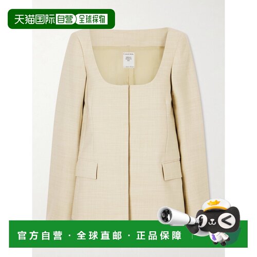 calvin klein 女士 Camille 羊毛/斜纹布夹克 VY0W303RLV