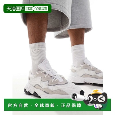 香港直邮Adidas Originals 女士 adidas Originals Ozweego 米白