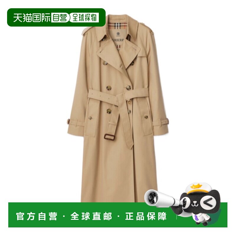 1h可退 香港直邮BURBERRY 女士外套 81172541 CO 花色 长袖风衣