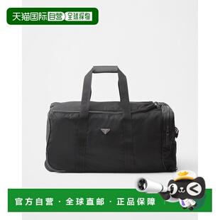 欧洲直邮PRADA（2025）Re-Nylon 和 Saffiano 皮革滚轮行李箱