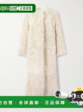 1h可退 香港直邮YVES SALOMON 女士 毛羊皮大衣 26WYM60030TOSX