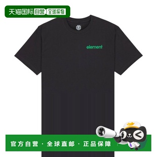 黑色棉质印花T恤 Age男士 自营欧洲直邮ELEMENT Stone