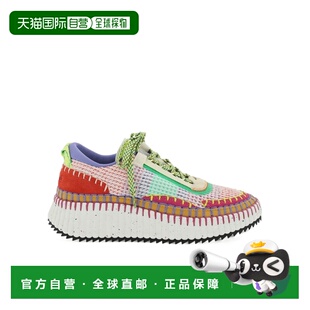 1h可退 香港直邮Chloe 低帮系带休闲鞋 C22S579Y0蔻依正品品牌休