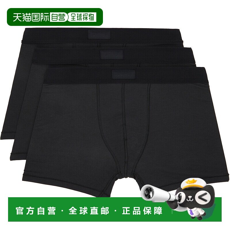 1h可退 香港直邮SKIMS 男士 三件装黑色 Cotton 3