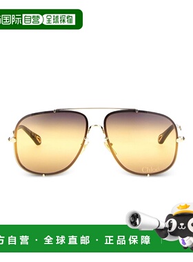 香港直邮CHLOÉ 女士太阳镜 CH0348S004GOLD SS2026 金色