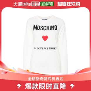 09090502 香港直邮Moschino logo标识套头针织衫